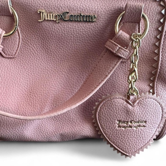Juicy Couture It’s A Man’s World Dome Satchel Bag in Taffy Pink - Picture 3 of 6